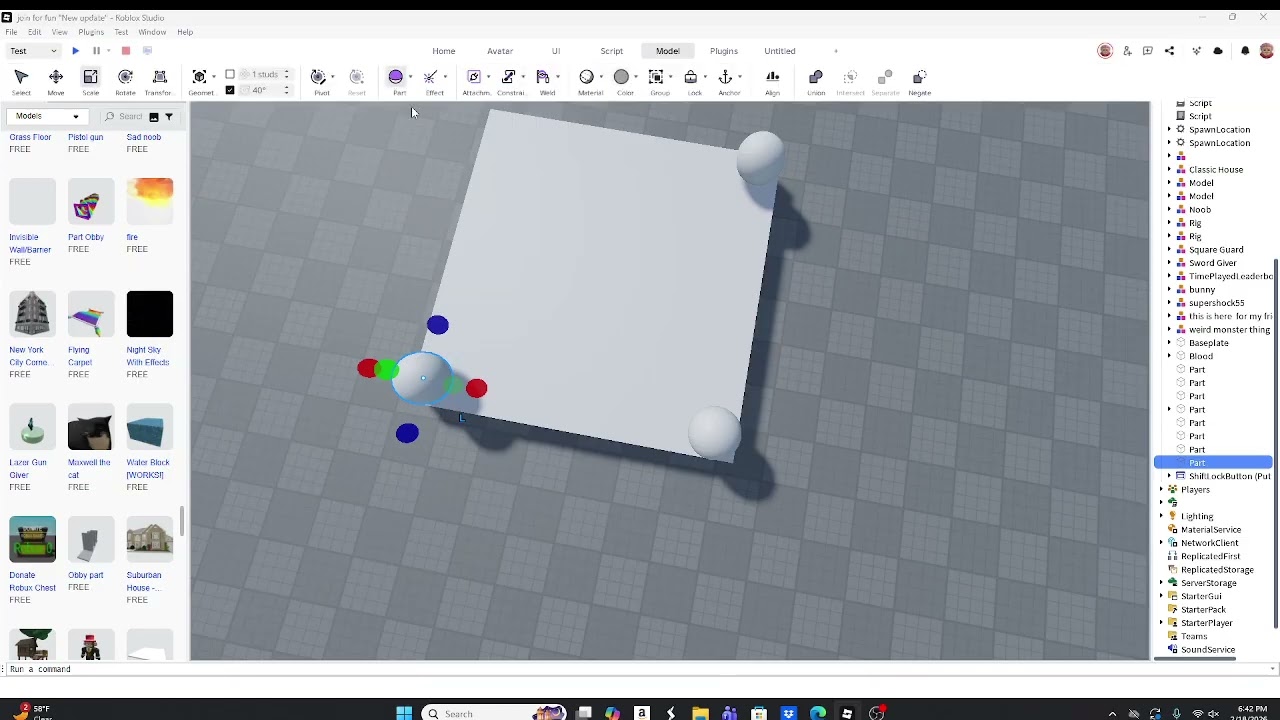 updateing my game