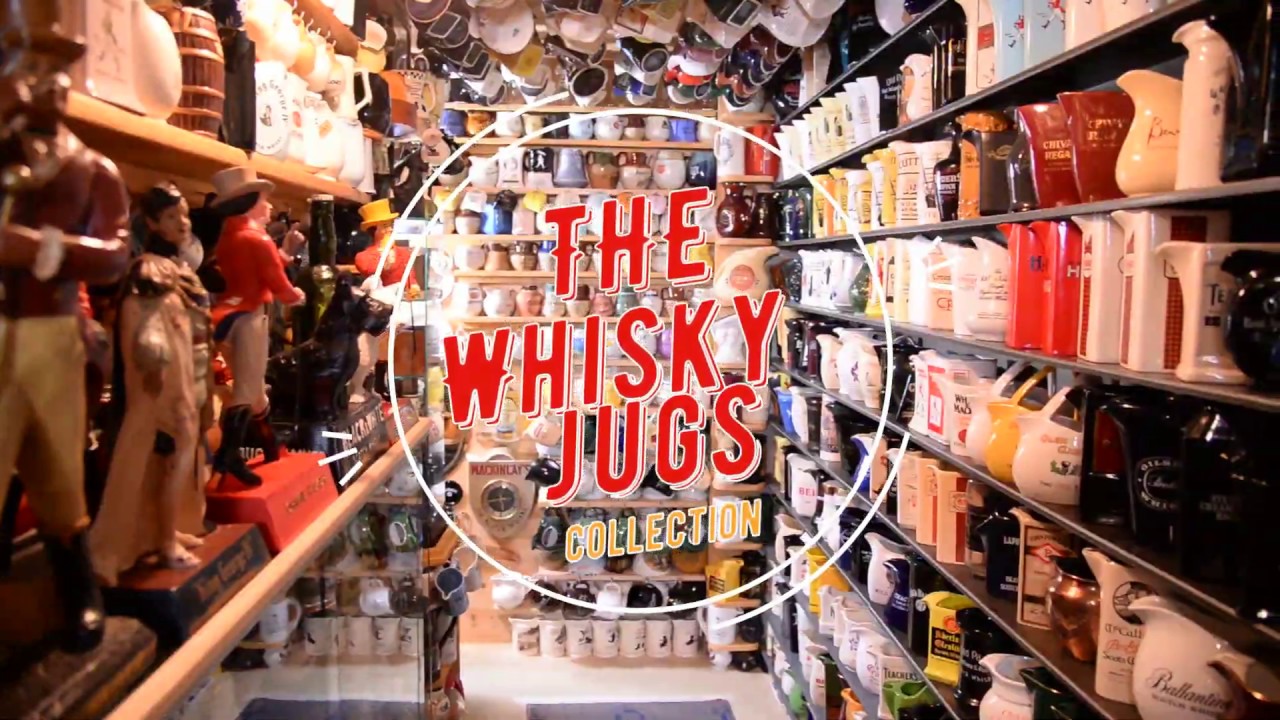 Whisky jugs collection