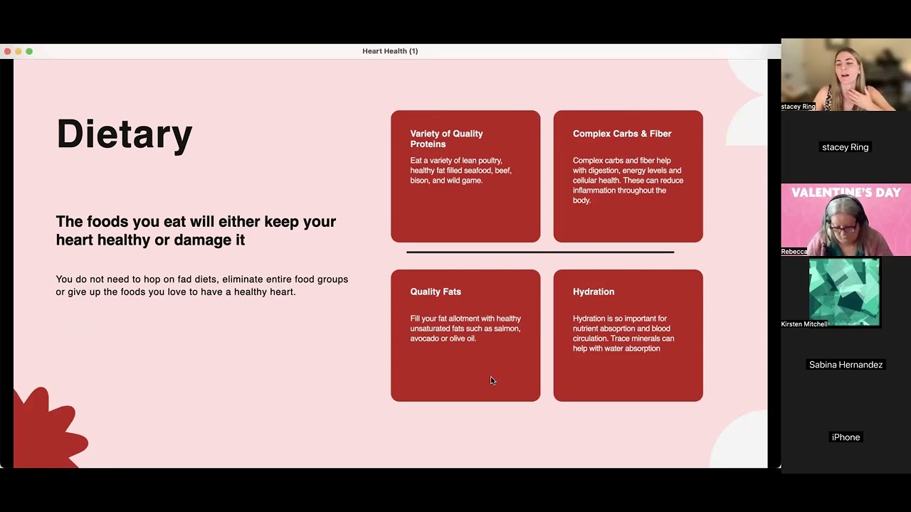 heart health webinar recording