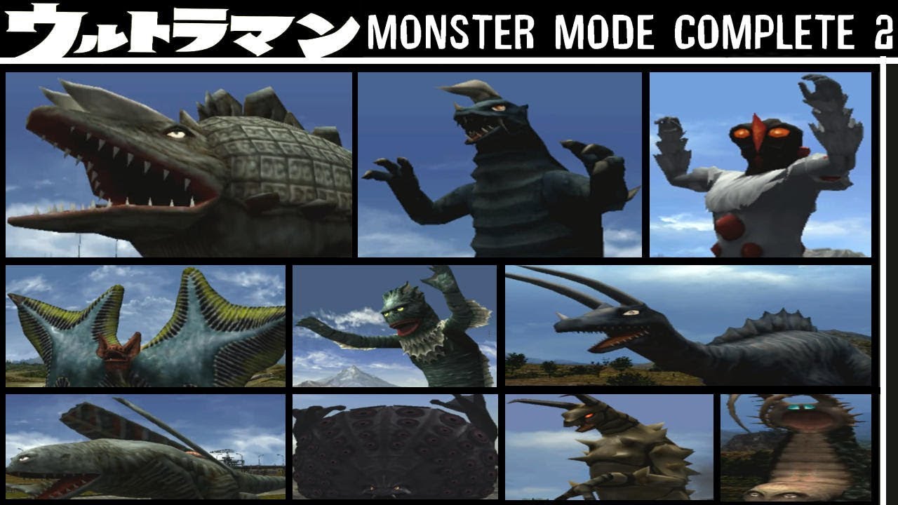Ultraman PS2 (Monster Mode) Complete 2 / ウルトラ怪獣 HD