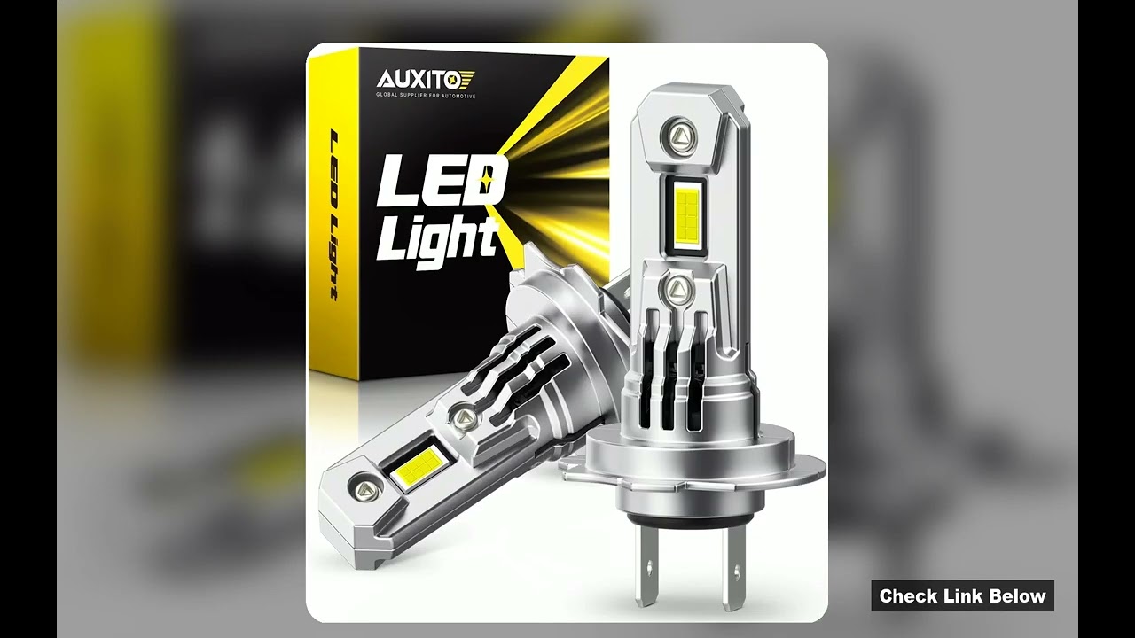 Best Auxito 2Pcs Car H7 Must Have Led Headlight Bulb Mini Turbo Led High Low Beam 100W For Car