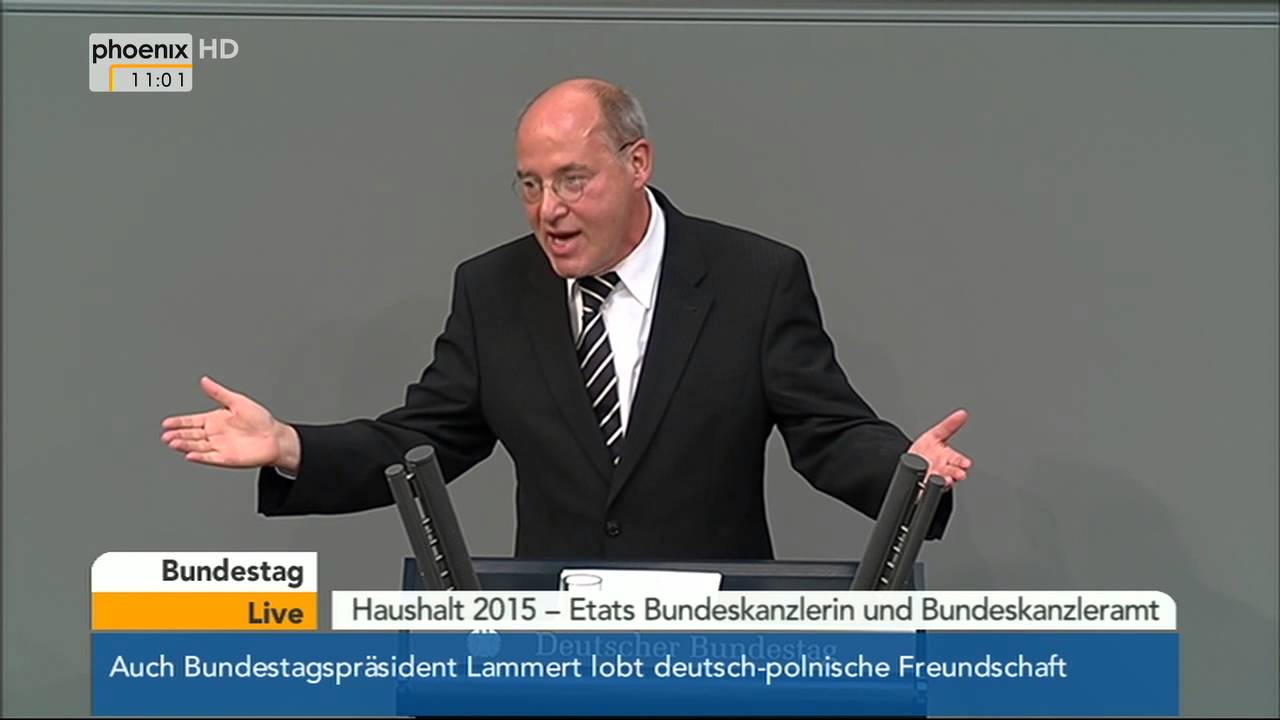 Bundestag: Kanzleramtsetat /Generalaussprache (Teil 1) mit Gregor Gysi & Angela Merkel am 10.09.2014