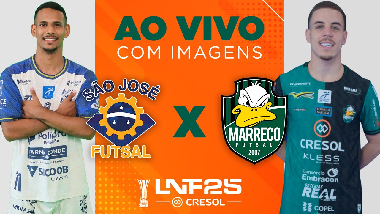 JOGO COMPLETO | LNF 2025 | SÃO JOSÉ x MARRECO | RODADA 3