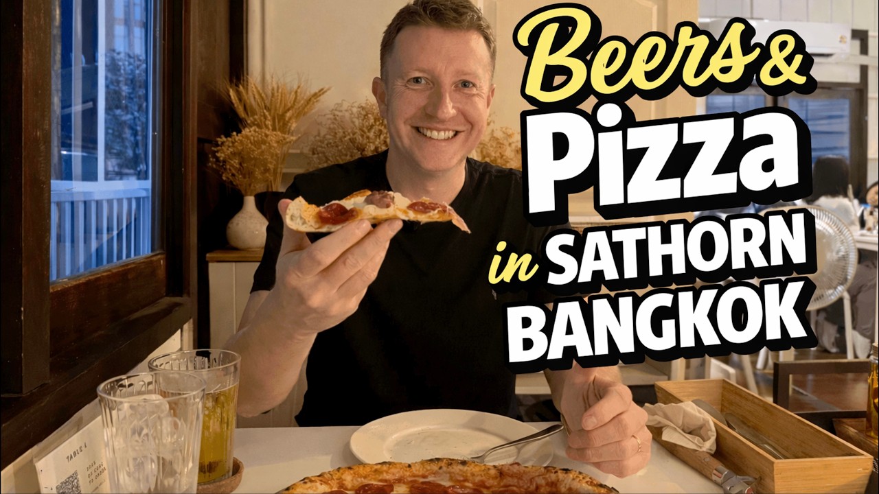 Beers & Pizza in Sathorn 🍕🍺 | Bangkok Night Outเบียร์ & พิซซ่าในสาทร 🍕🍺 | บางกอกไนท์เอาท์
