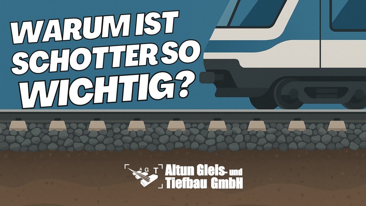 Warum brauchen Züge eigentlich Schotter unter den Schienen? 