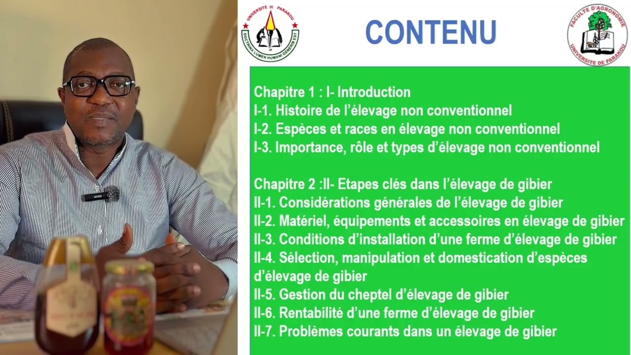 Introduction Cours Elevage Non Conventionnel