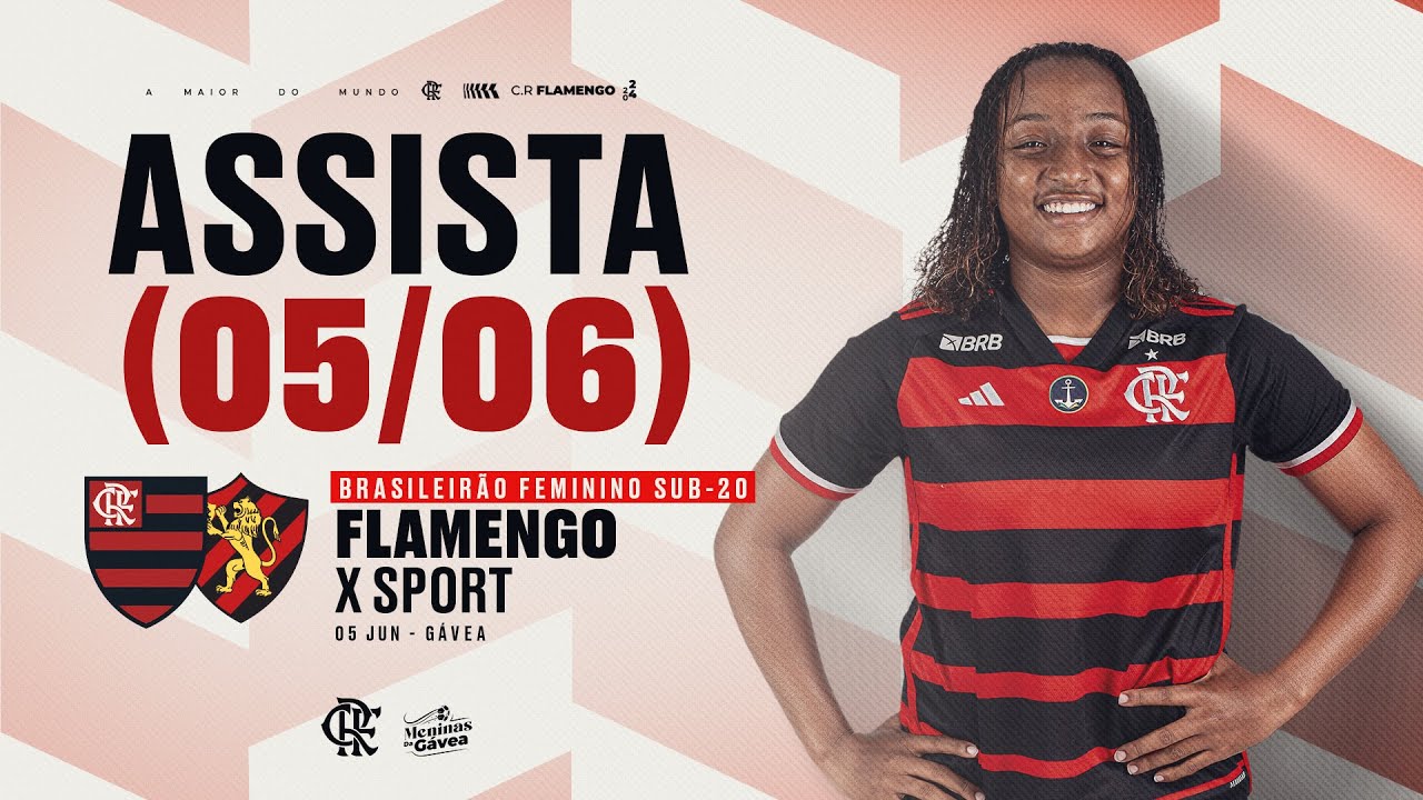 Campeonato Brasileiro de Futebol Feminino Sub-20 | Flamengo x Sport (PE) - AO VIVO - 05/06