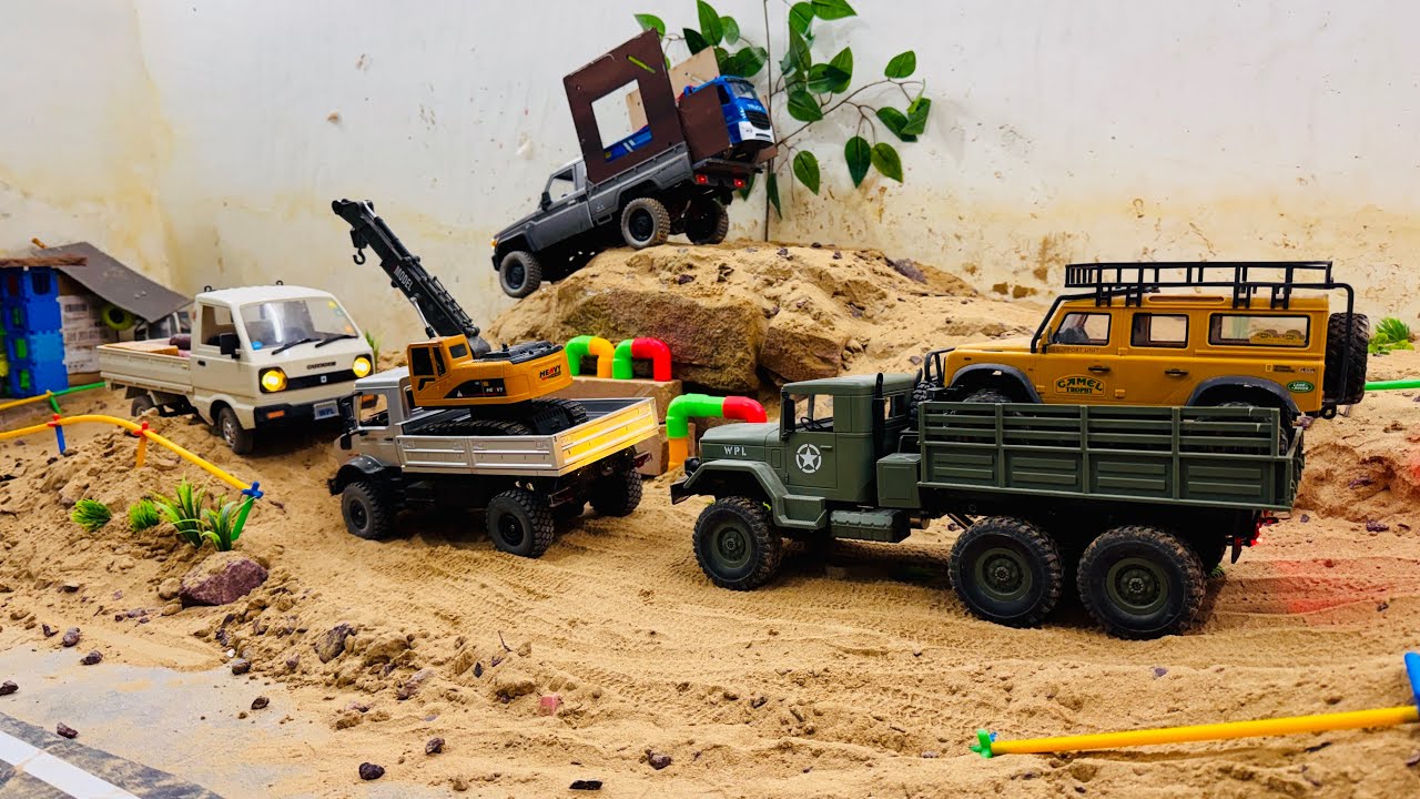 Rc Cars OFF-ROAD Obstacles test,