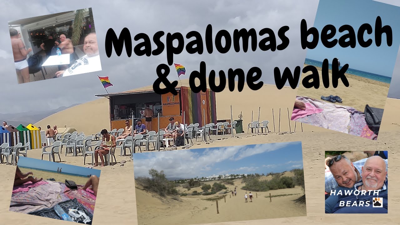 Walking Through The Stunning Sands Of Maspalomas Beach And Dunes