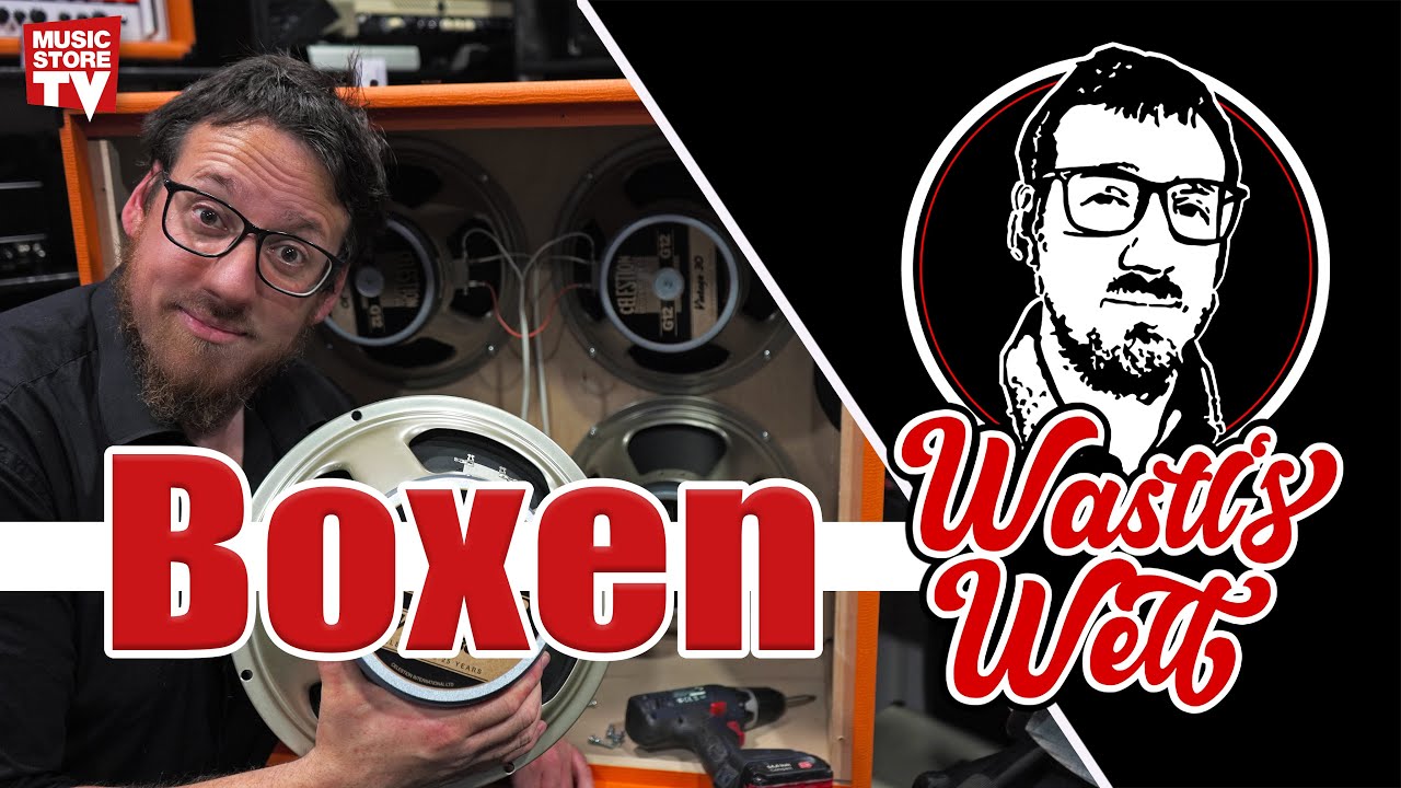 Gitarren-Boxen, Lautsprecher und Gehäuse. Wie wichtig die Gitarrenbox für den Sound der E-Gitarre?