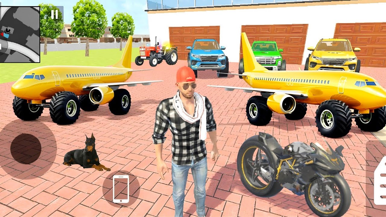 Franklin Purchase New Golden Aeroplane ✈️💥 Indian Theft Auto Simulator Game 🎮🎯