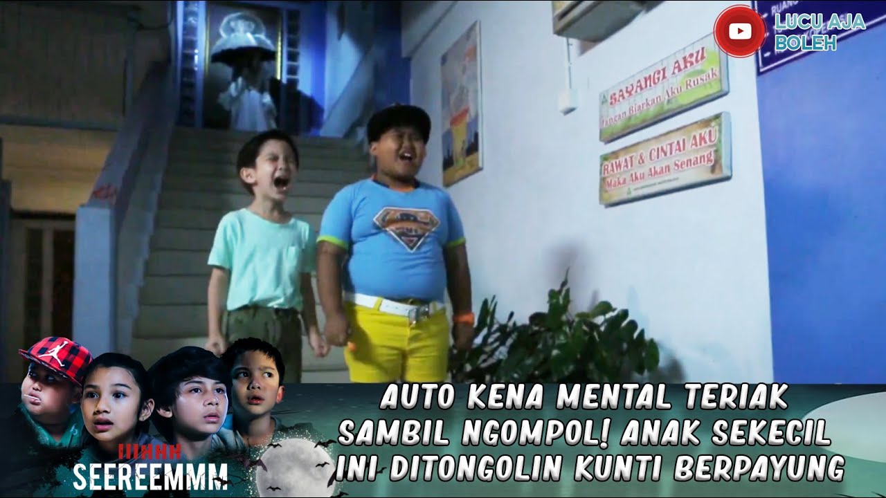 AUTO KENA MENTAL TERIAK SAMBIL NGOMPOL! ANAK SEKECIL INI DITONGOLIN KUNTI BERPAYUNG - IH SEREM