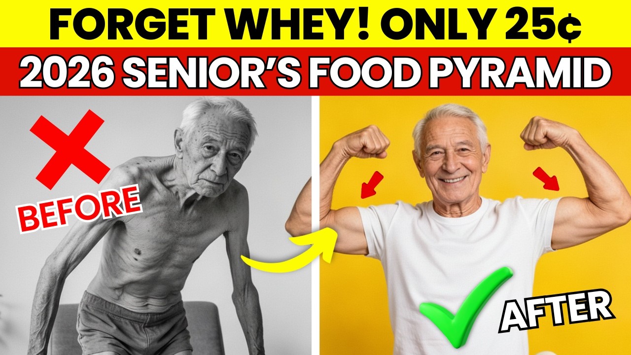 BETTER THAN WHEY PROTEIN: THE CHEAP MUSCLE BUILDER FROM THE NEW SENIOR FOOD PYRAMID