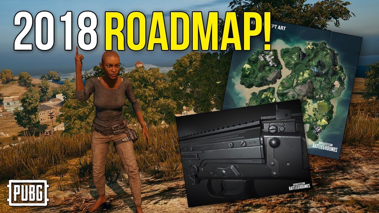 PUBG 2018 Roadmap, Emotes & Weapon Skins! ~ PLAYERUNKNOWN'S BATTLEGROUNDS