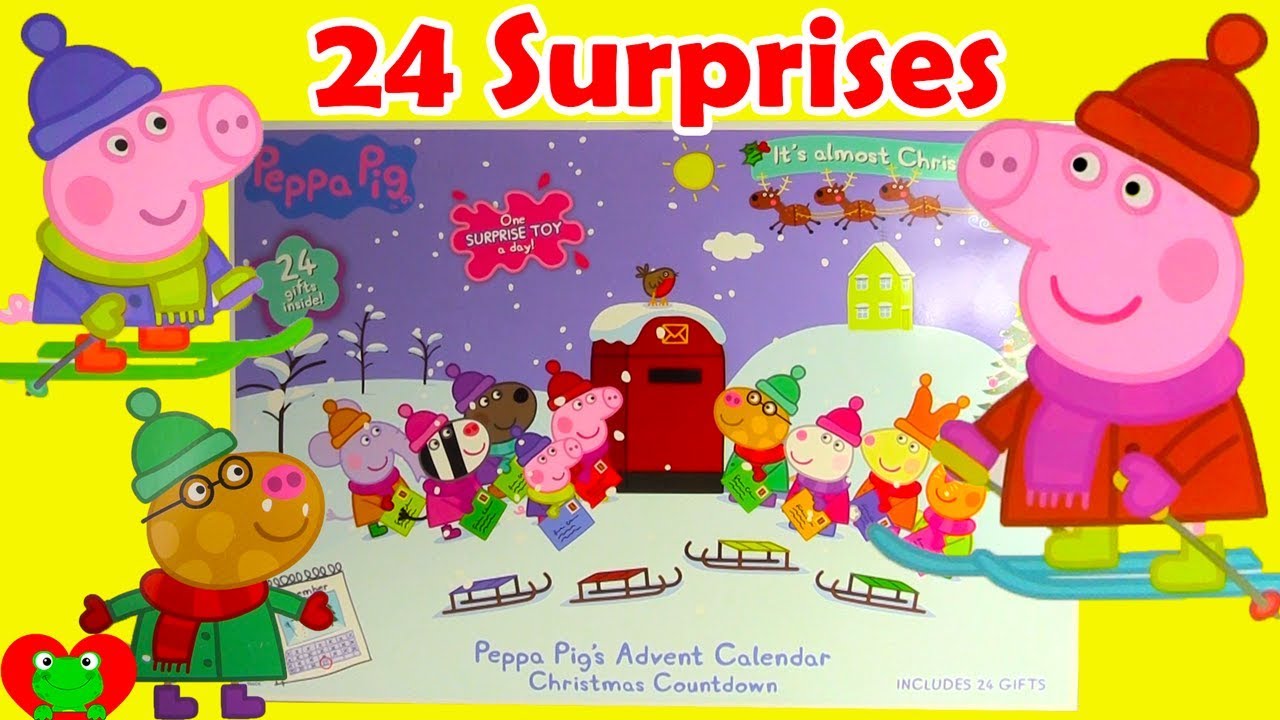 2017 Peppa Pig Advent Calendar 24 Surprises