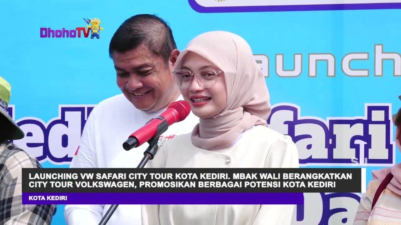 LAUNCHING VW SAFARI CITY TOUR KOTA KEDIRI MBAK WALI BERANGKATKAN CITY TOUR VOLKSWAGEN, PROMOSIKAN BE