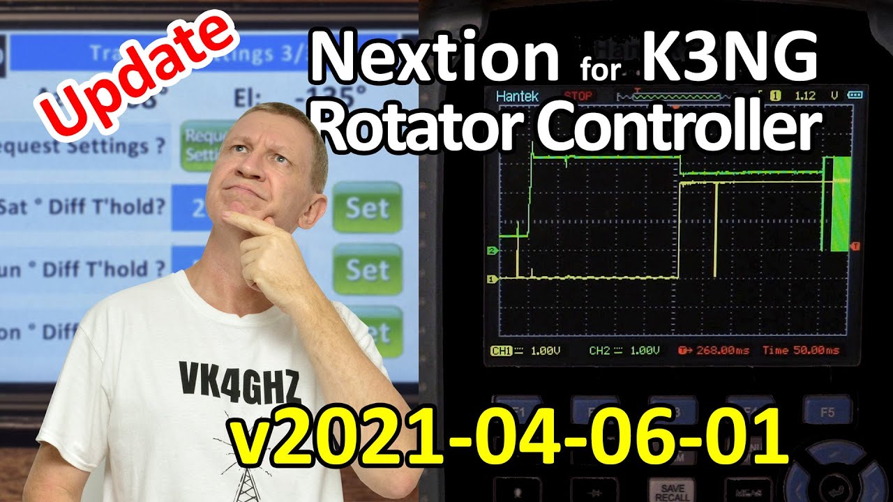 VK4GHZ Nextion for K3NG Rotator Controller Update v2021-04-06