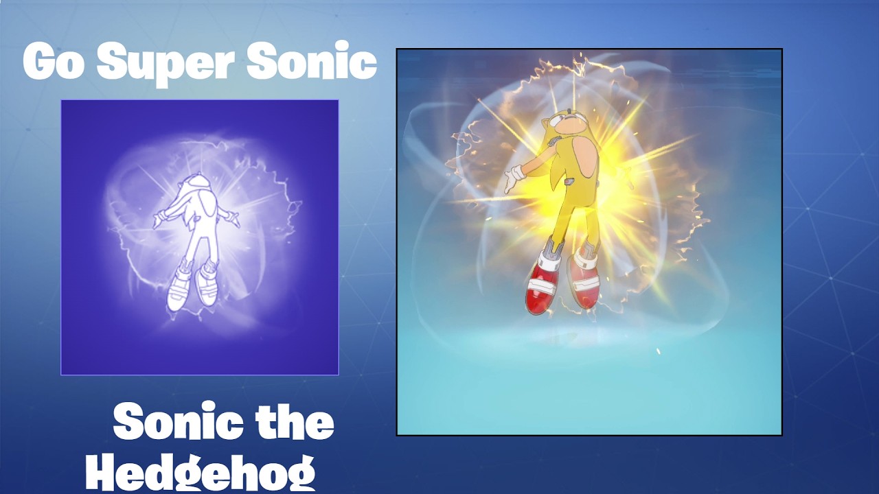 Go Super Sonic | Fortnite Emote