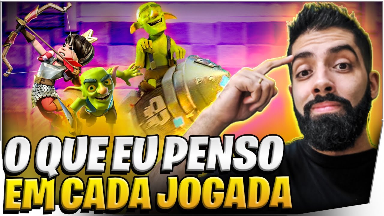 COMO JOGAR COM DECK DE LOG BAIT NO CLASH ROYALE