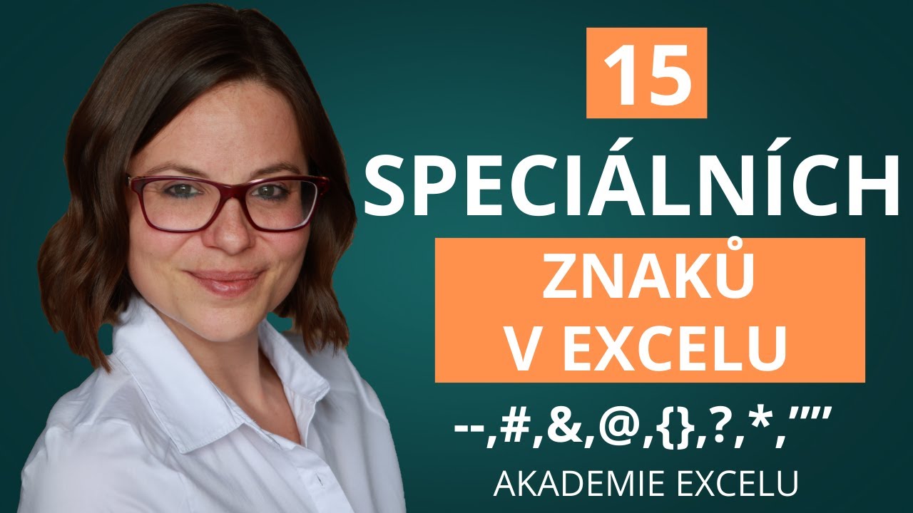 15 speciálních znaků v Excelu | Excelové triky