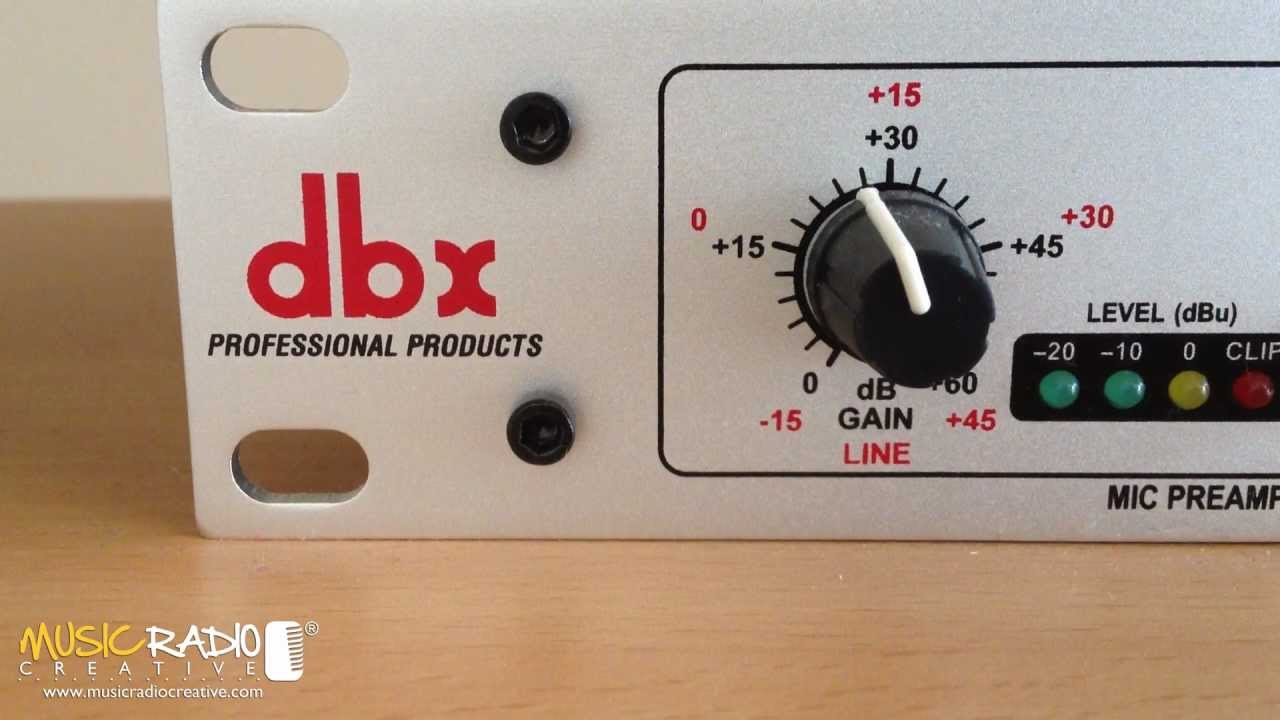 dbx 286s Review and Settings (Mic Preamp/Processor)