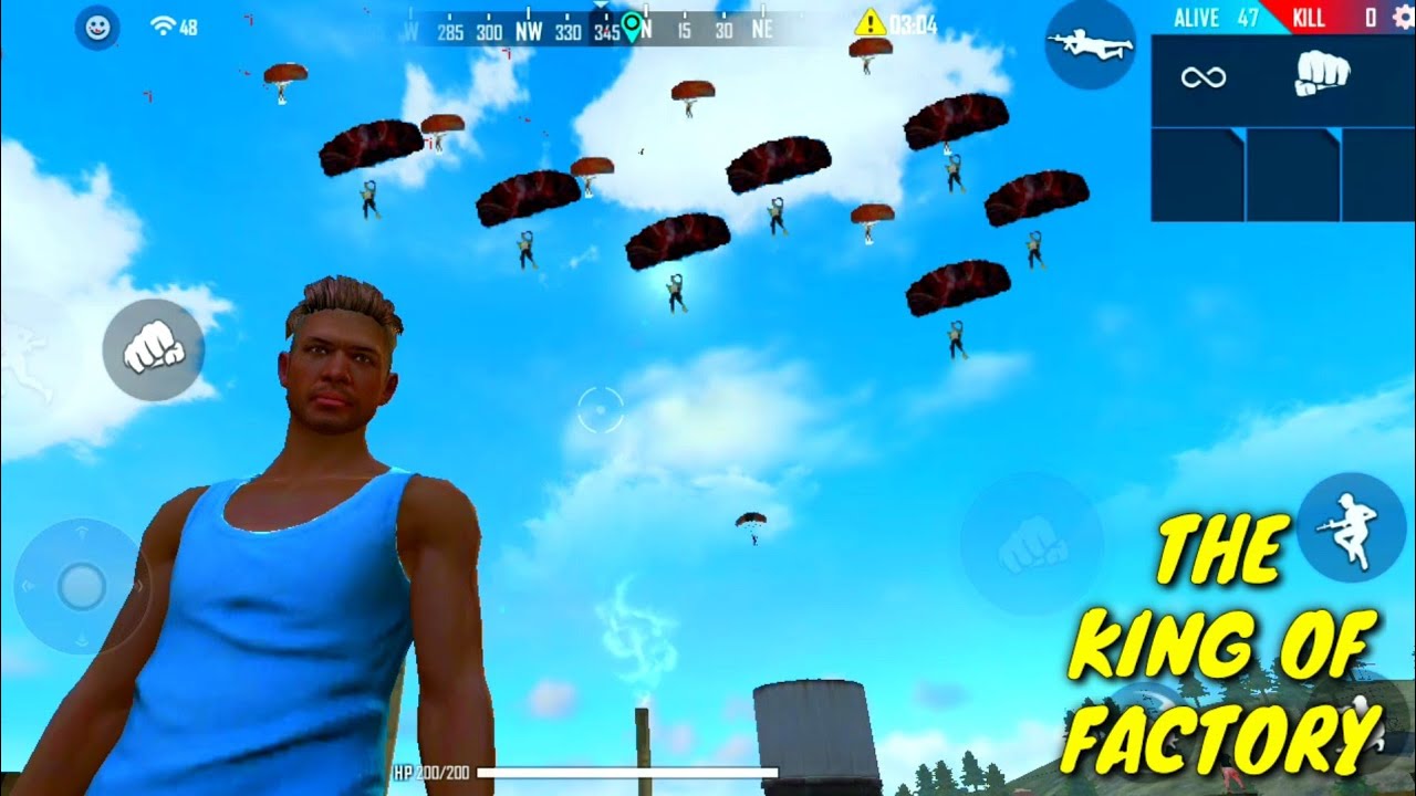 ADAM : THE LEGEND KILLER ON FACTORY ROOF/FREE FIRE BOOYAH - FF FIST FIGHT ON FACTORY - NOOB PRANK