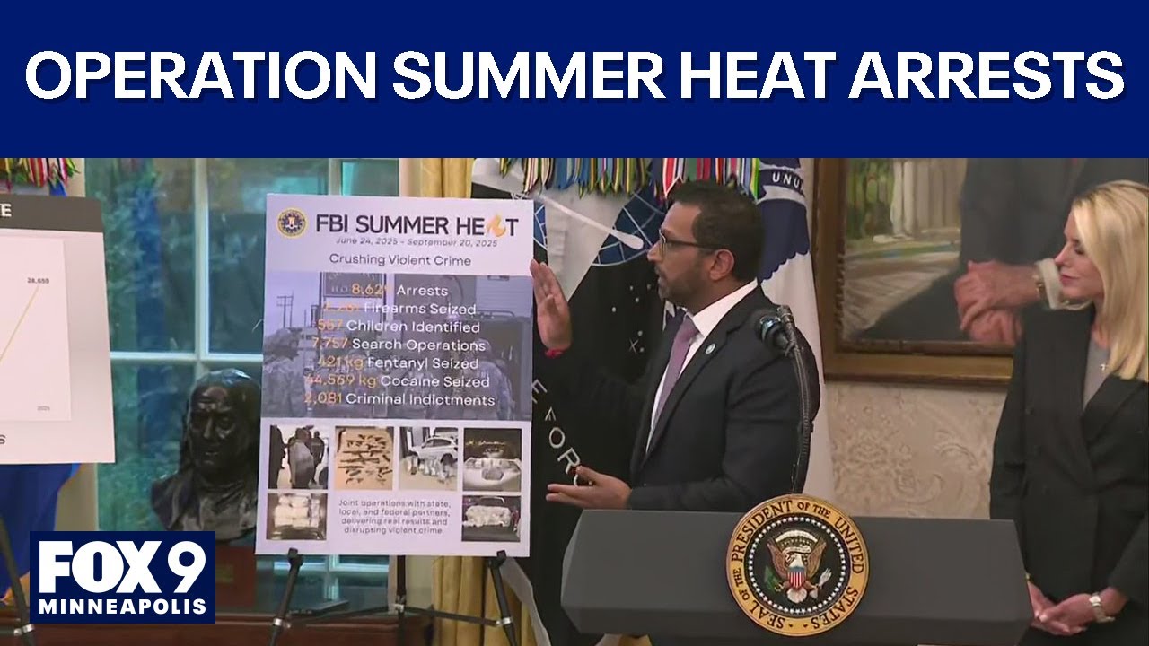 FBI details Operation Summer Heat arrest results