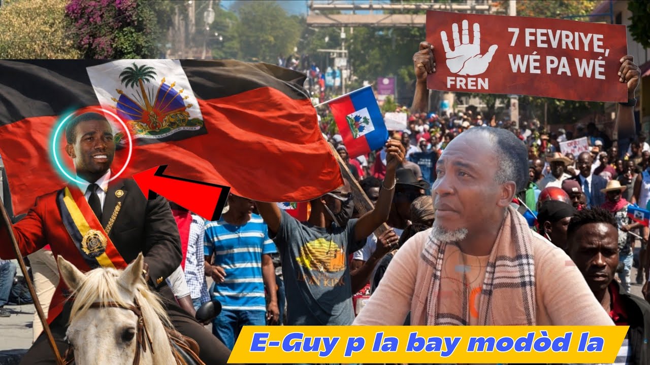 E-Guy Philippe la bay dènye modòd la avan 7 fevriye, tout tèt de pon yo gentan mobilize pou sa