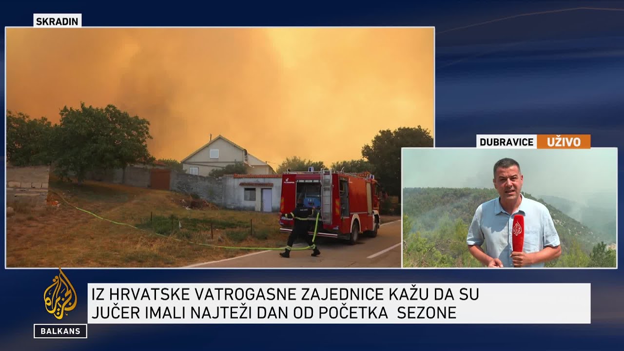 Požari kod Tučepa i Skradina, iza vatrogasaca najteži dan u sezoni