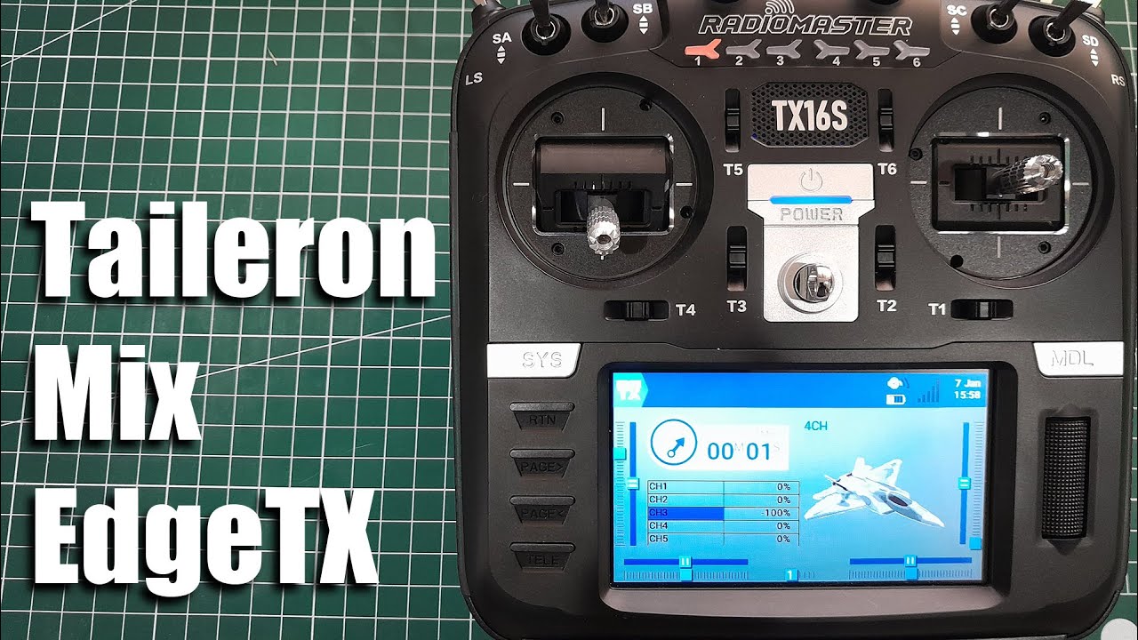 Taileron or Stabilator mix - EdgeTX TX16S