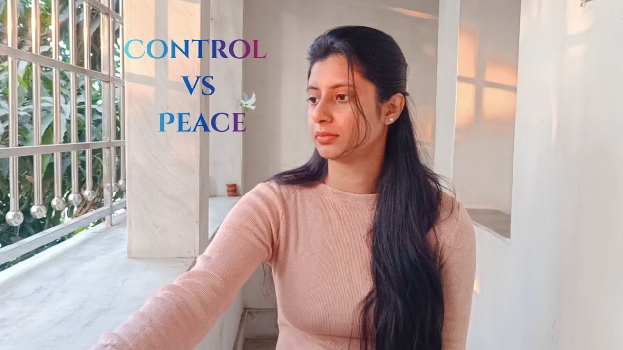 Let go of control and find PEACE 🕊️