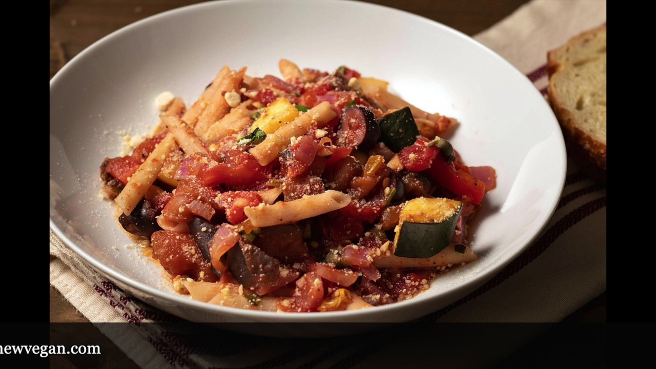 Oil Free Caponata Pasta