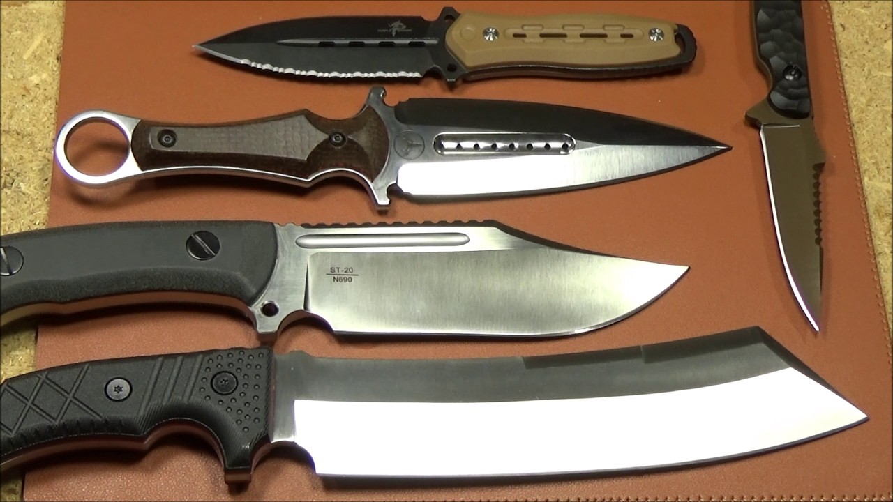 I'm Back With 5 Fascinating Fixed Blades - Lengren Dagger, Tivoli Chopper, Sitivien Bowie Knife  :D