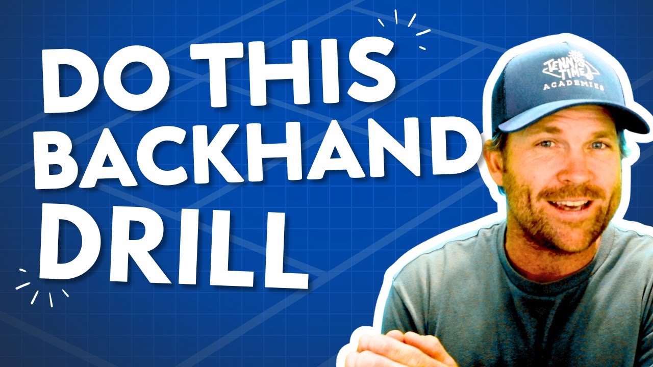 Great Backhand Wall Progression Kids Tennis Tips