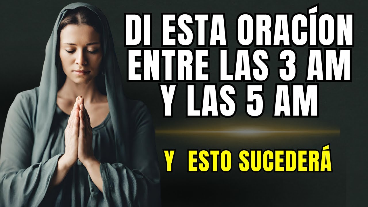 Si te despiertas entre las 3 y las 5 de la mañana, DI esta poderosa oración de meditación