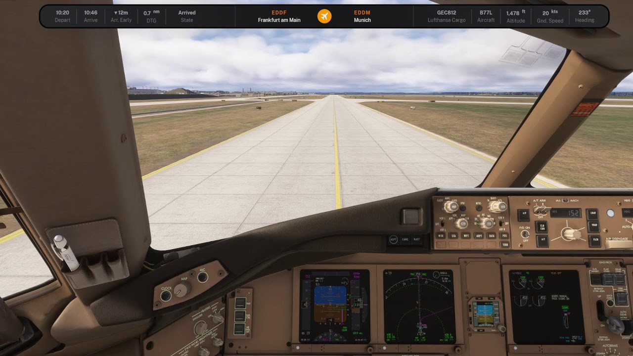 [MSFS24] B777 ops /  Frankfurt  - Munich /  Full Flight / VATSIM
