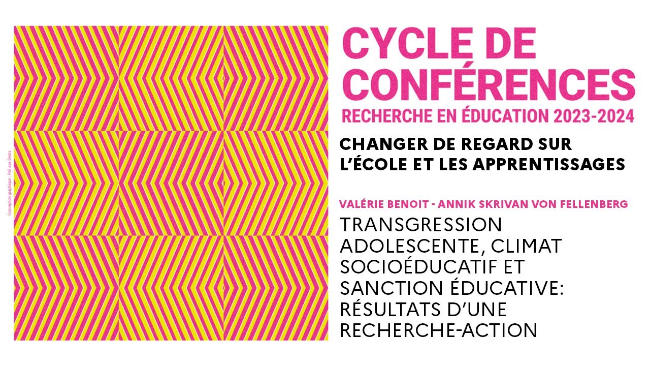 Transgression adolescente, climat socioéducatif, sanction éducative - Valérie Benoit & Annik Skrivan
