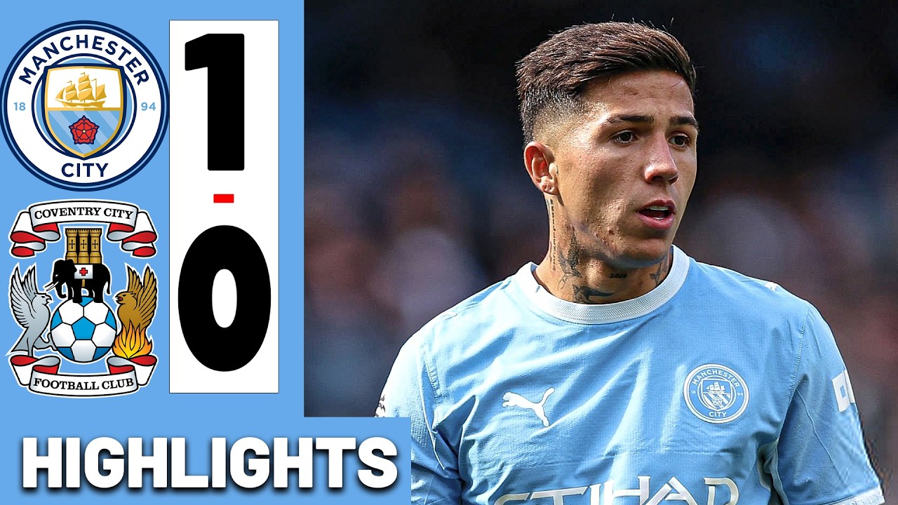 Man City vs Coventry City 1-0 &bull; Enzo Fernandez DEBUT & Haaland Goal - Premier League HIGHLIGHTS