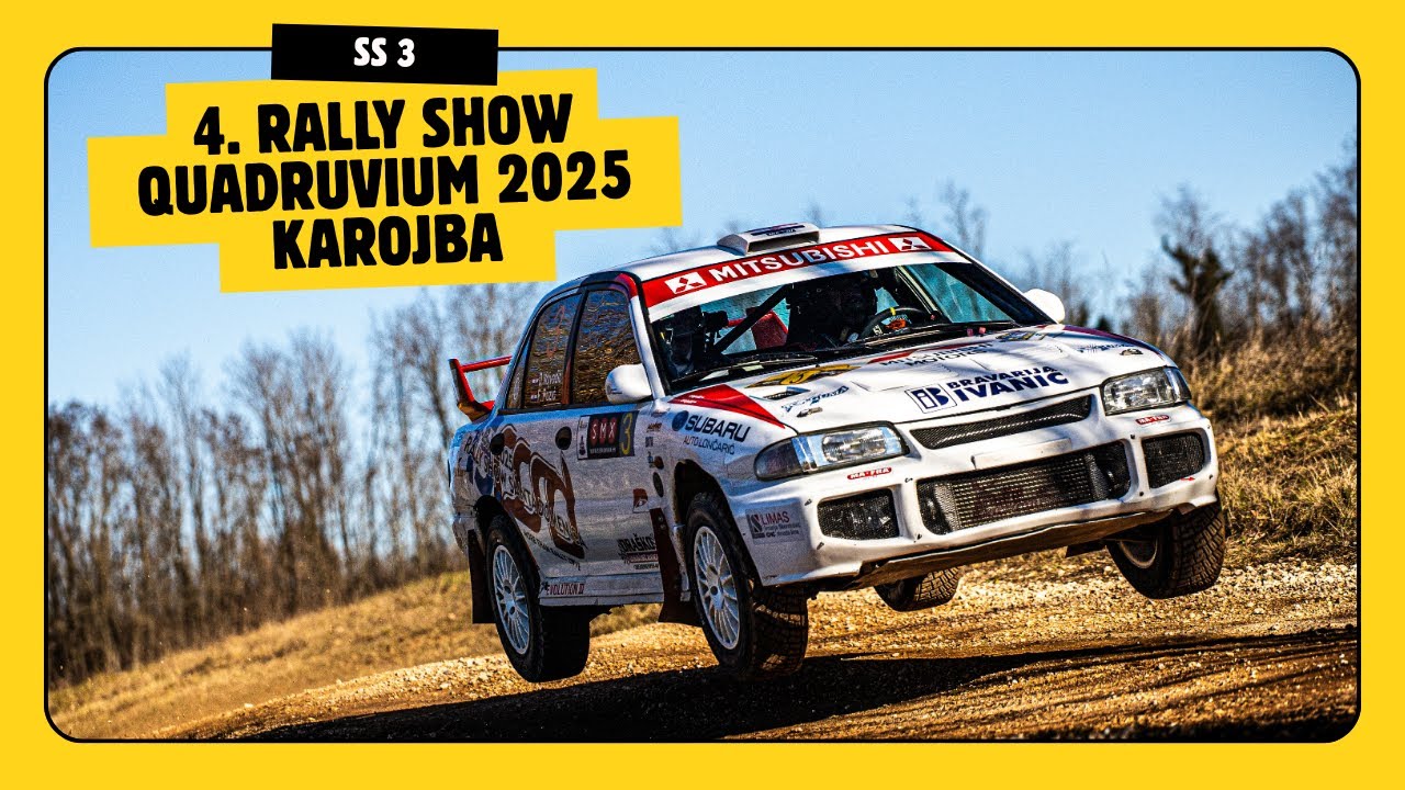 4. Rally Show Quadruvium 2025 | SS3 Karojba | Daniel Vojvodić-Filip Puzić|Mitsubishi Lancer EVO III