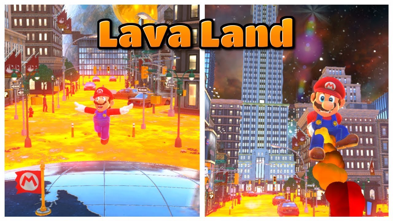 I turned Metro Kingdom into LAVA LAND! - Super Mario Odyssey