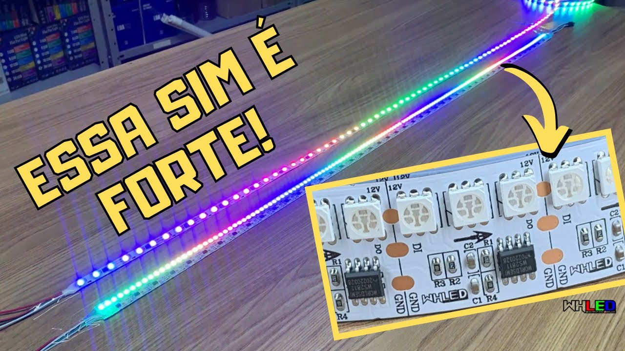 [LANÇAMENTO] NOVA FITA LED 2811 ALTO BRILHO 144 LEDS POR METRO - VEJA O RESULTADO DO TESTE NO FINAL!