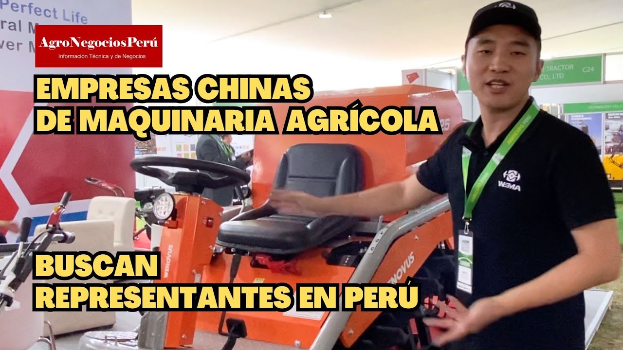 China ofrece a Perú maquinaria agrícola, buscan representantes e incluso instalar sus fábricas