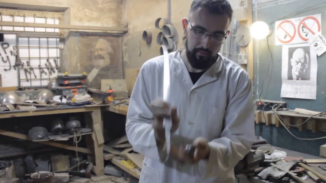 Тест клинка шпаги призводства нашей мастерской Kvetun Armory Брянск