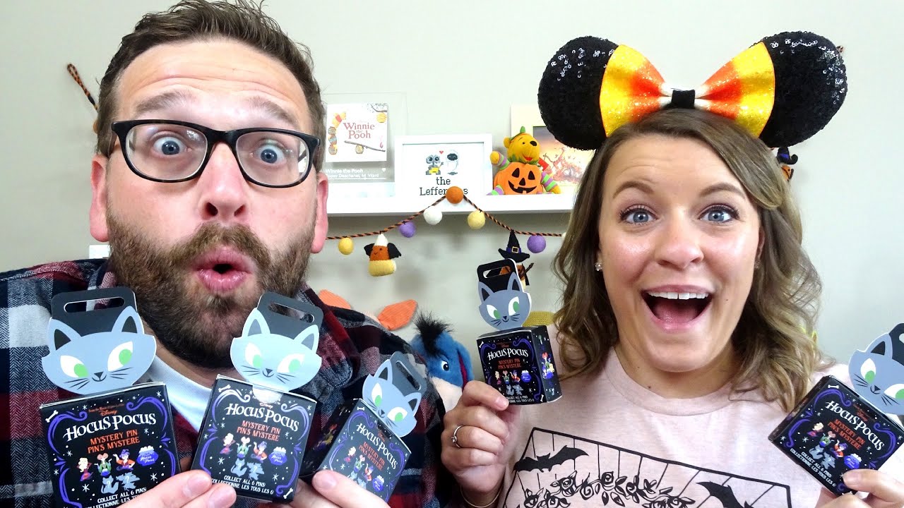 FALL FEST: Hocus Pocus Mystery Pin Unboxing + Our Disney Halloween Pin Board! September 2020