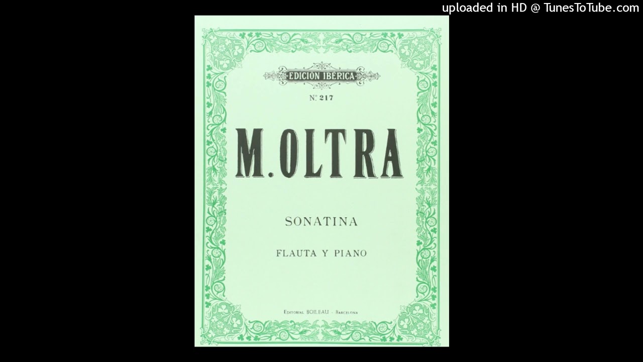 M. OLTRA FLAUTA SONATINA (ALLEGRO) MINUS ONE (116 m)