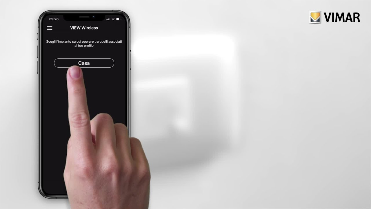 App View Wireless e controllo accessi connesso by Vimar