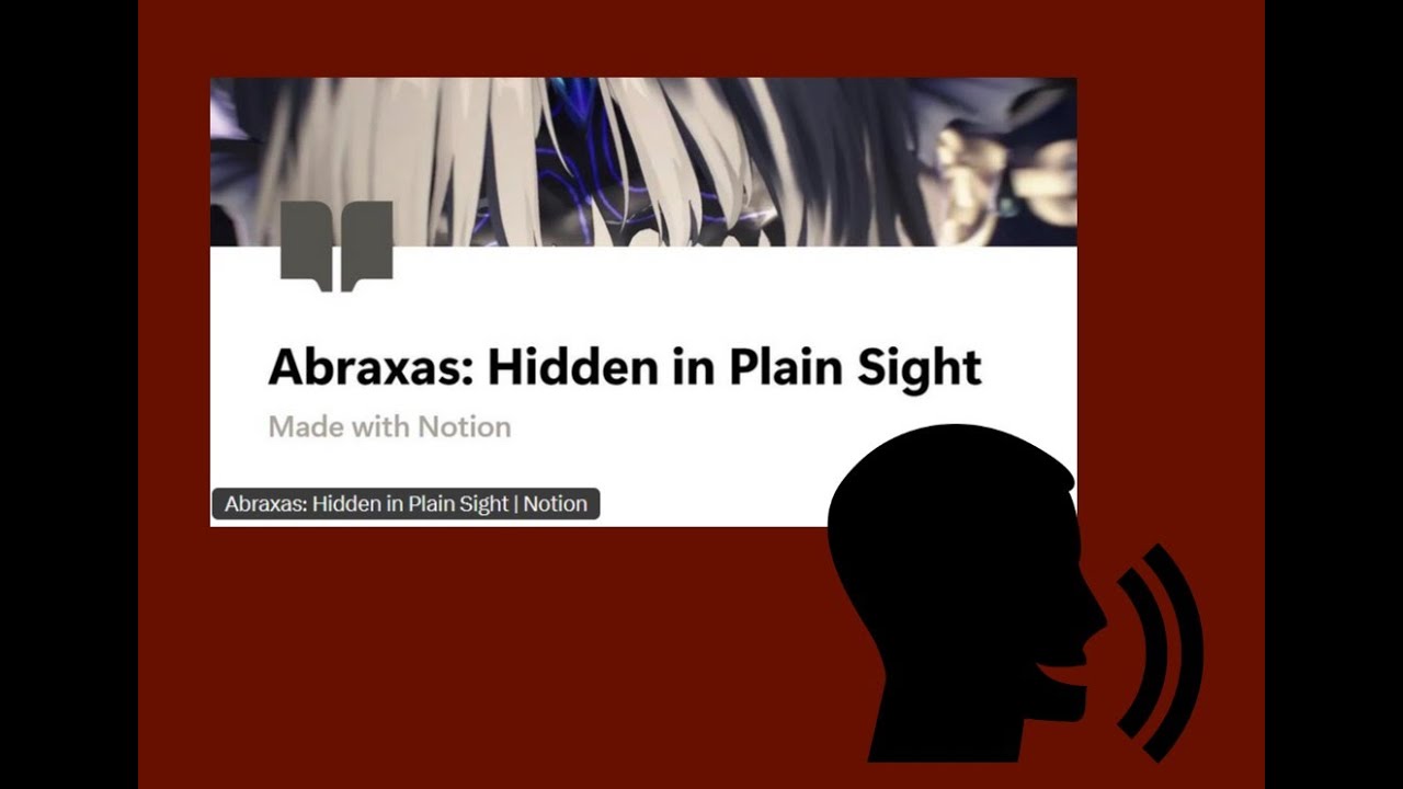 [Voice-over/Lore] Abraxas: Hidden in Plain Sight | Wuthering Waves