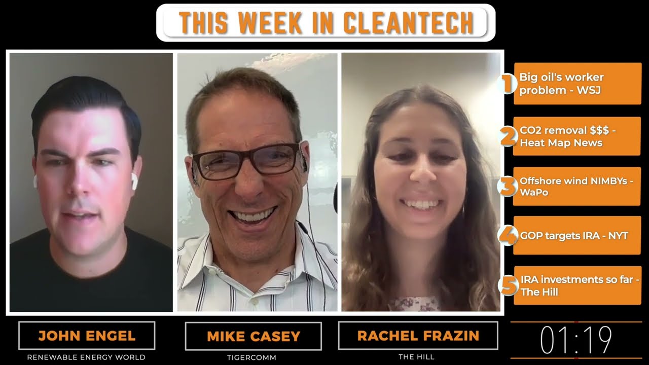 IRA anniversary, NIMBYs target offshore wind, and carbon removal cash — This Week in Cleantech