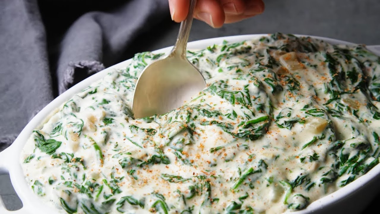 Steakhouse Creamed Spinach