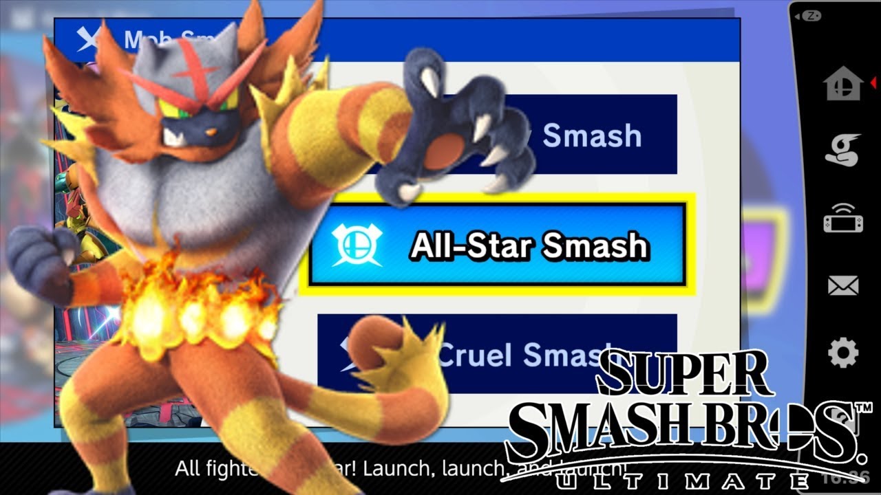 Super Smash Bros Ultimate: All-Star Smash - 89 KOs w/ Incineroar